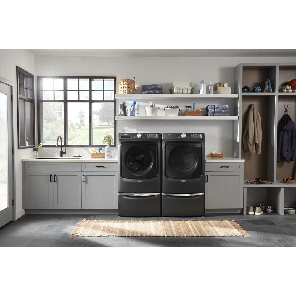 15.5" Pedestal for Front Load Washer and Dryer with Storage view 17
