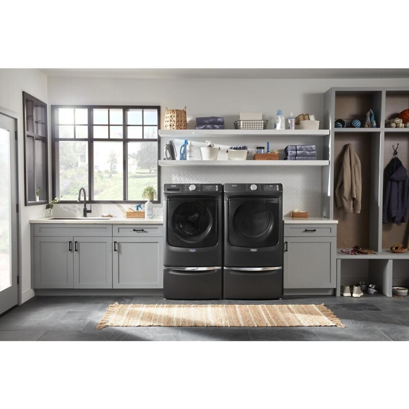 15.5" Pedestal for Front Load Washer and Dryer with Storage XHPC155MBK