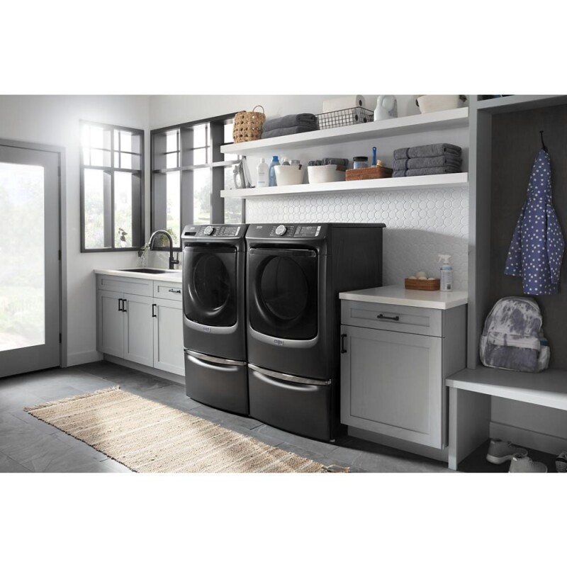 15.5" Pedestal for Front Load Washer and Dryer with Storage XHPC155MBK