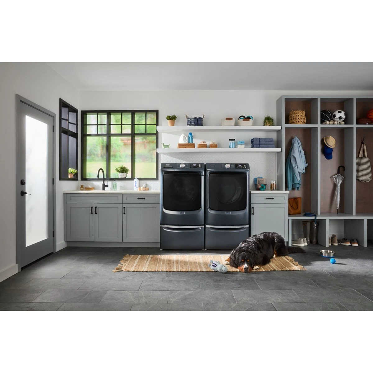 15.5" Pedestal for Front Load Washer and Dryer with Storage view 5