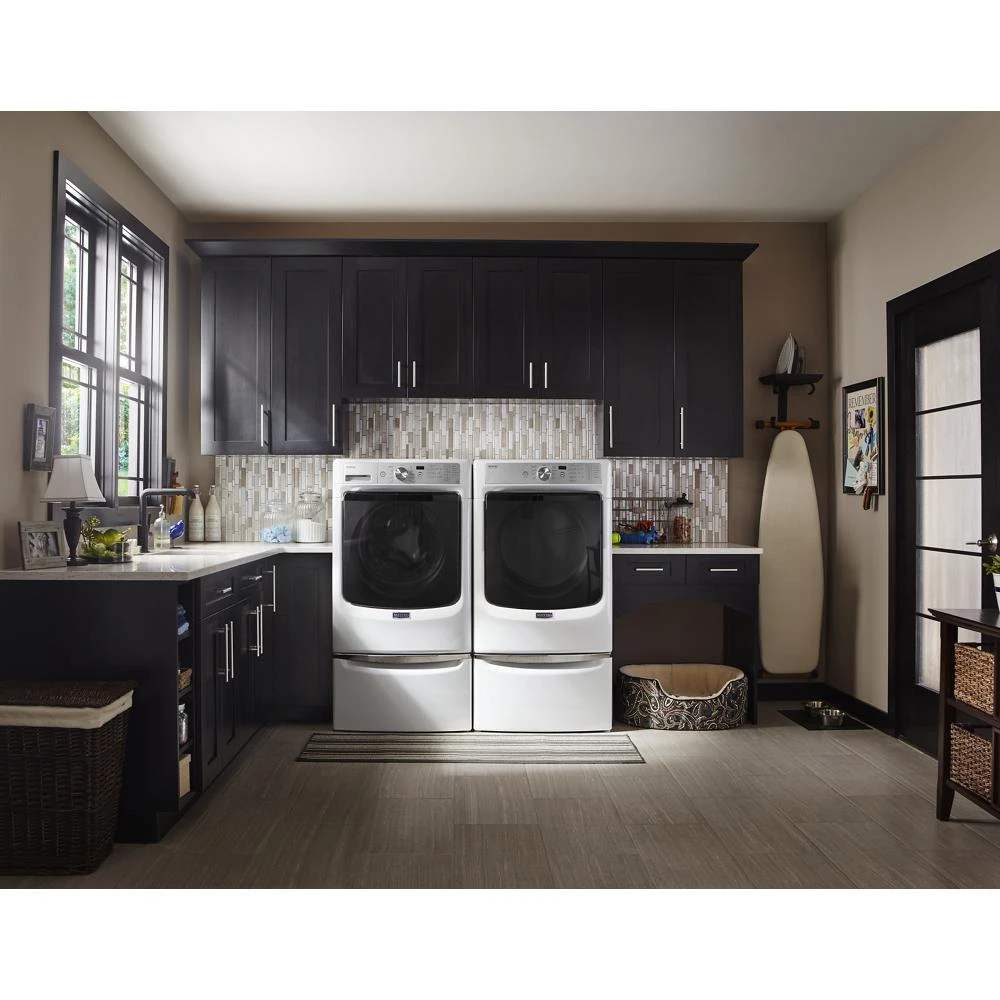 15.5" Pedestal for Front Load Washer and Dryer with Storage XHPC155XW