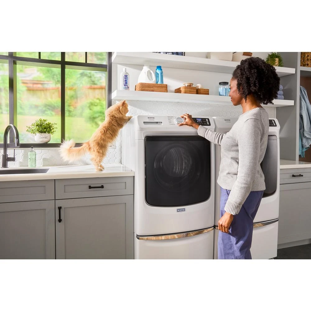 15.5" Pedestal for Front Load Washer and Dryer with Storage XHPC155XW