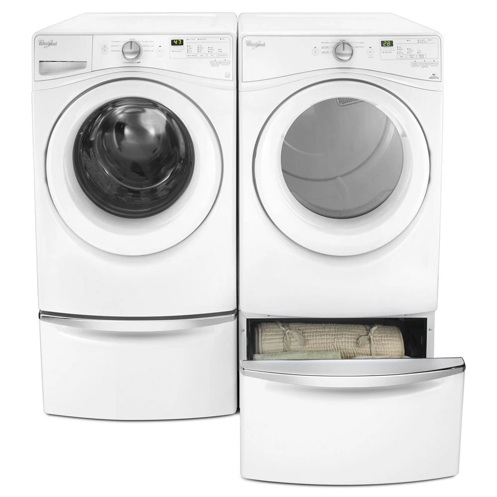 15.5" Pedestal for Front Load Washer and Dryer with Storage XHPC155XW