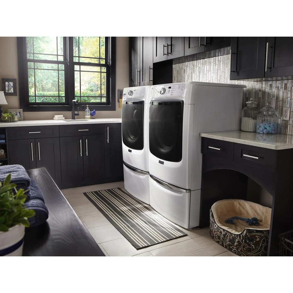 15.5" Pedestal for Front Load Washer and Dryer with Storage XHPC155XW