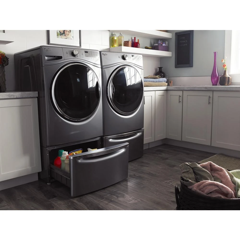 15.5" Pedestal for Front Load Washer and Dryer with Storage XHPC155XW