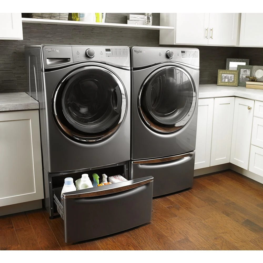 15.5" Pedestal for Front Load Washer and Dryer with Storage XHPC155YC