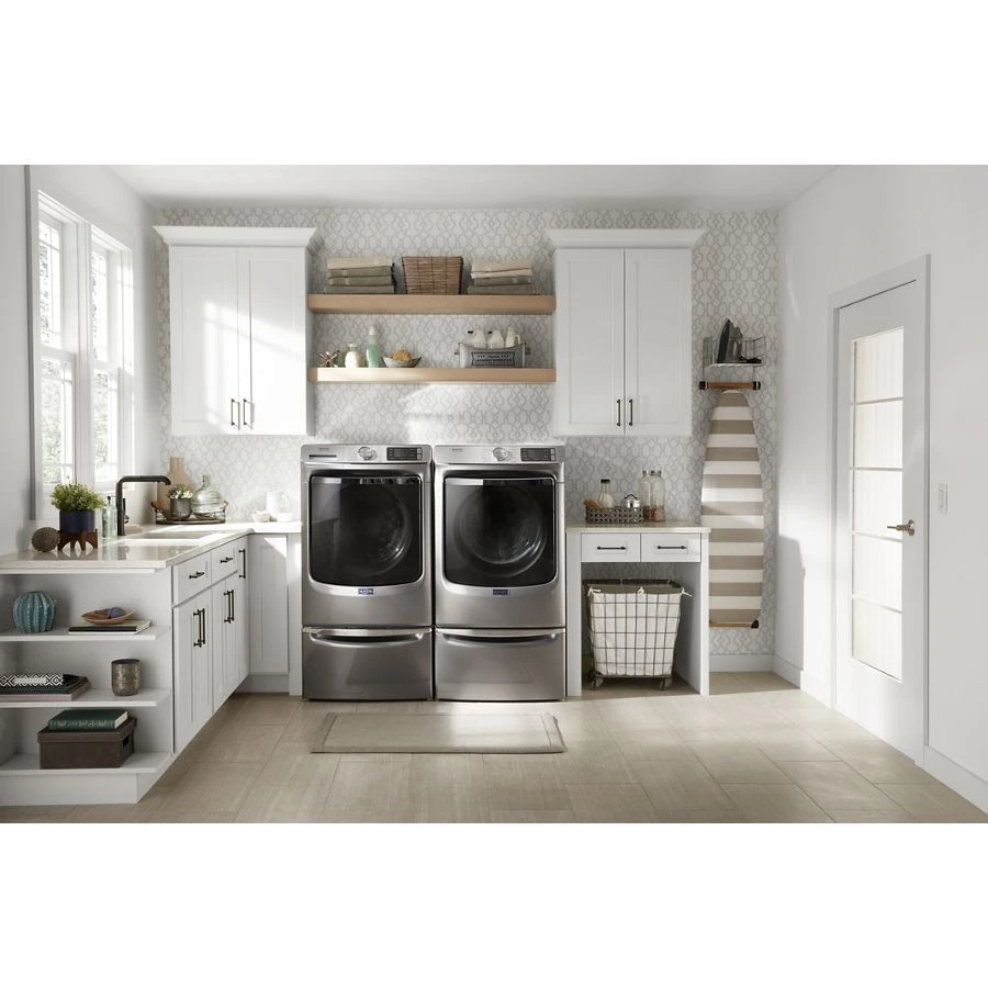 15.5" Pedestal For Front Load Washer And Dryer With Storage view 7