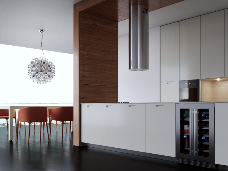Designer Cylinder Island Hood XOCYLI16SC
