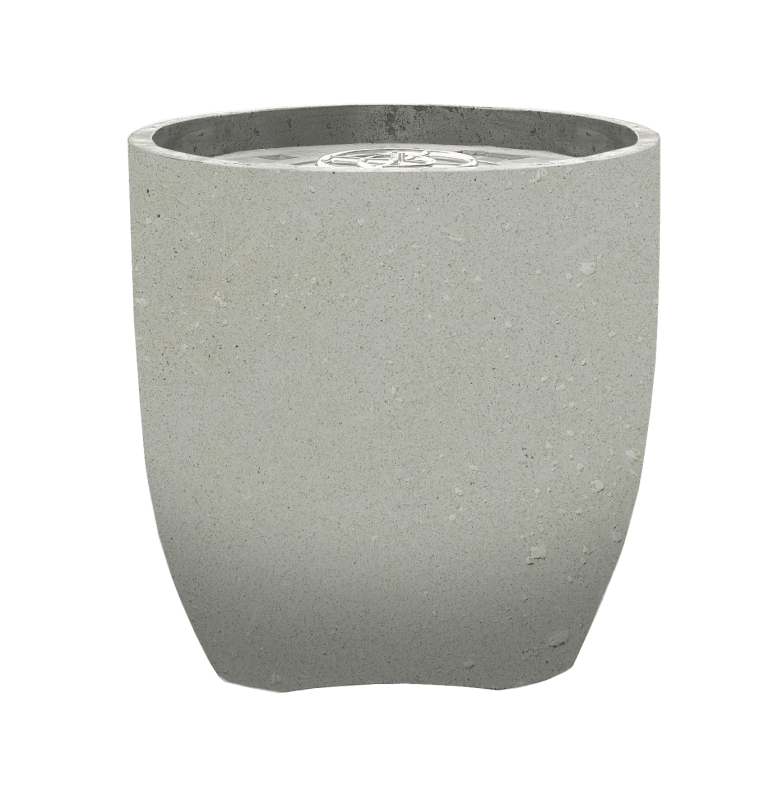 Fire pot 24" Natural gas fired GFRC Limestone XOFPOT24LS