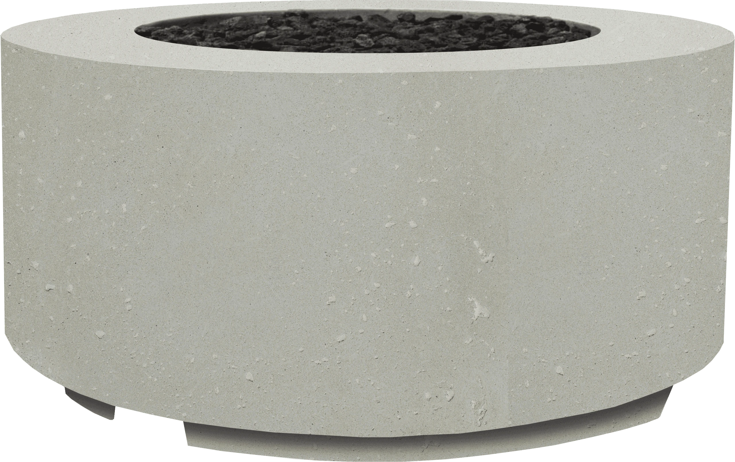 Fire cylinder 36" x 32" Natural gas fired GFRC XOFRND36LS