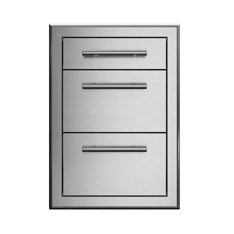 20" Stainless Steel Triple Drawer XOG20DRAWER3