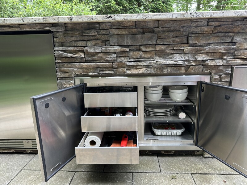 36" Sealed Pantry, Stainless Steel view 4