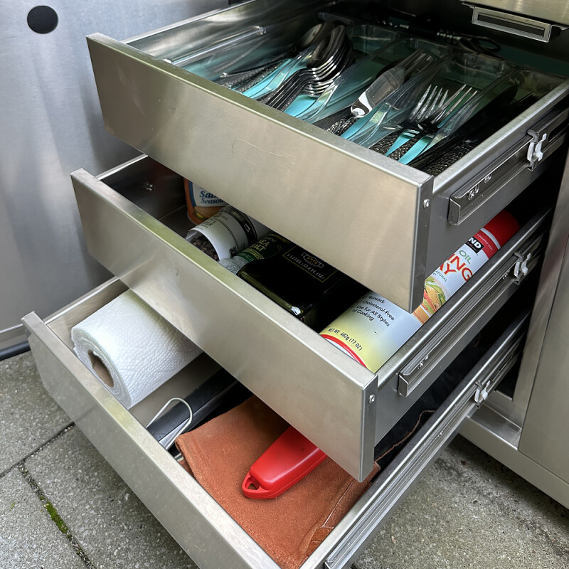 36" Sealed Pantry, Stainless Steel view 5