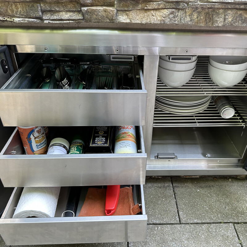 36" Sealed Pantry, Stainless Steel view 6