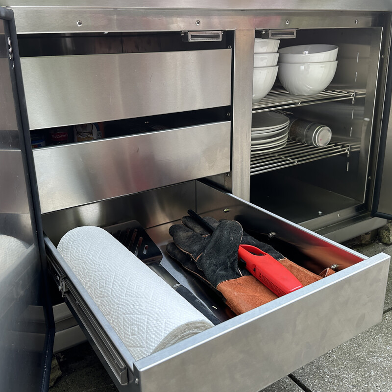 36" Sealed Pantry, Stainless Steel view 7