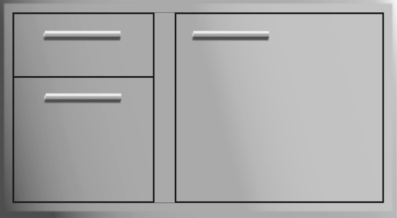 40" XLT Door/Drawer Combo XOG40COMBOXLT