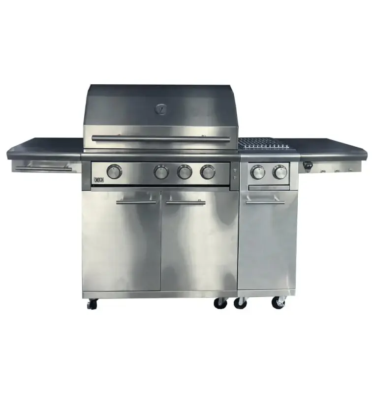Cart with side burner (add to grill cart/ships with conversion kit) XOGCARTSBXLT