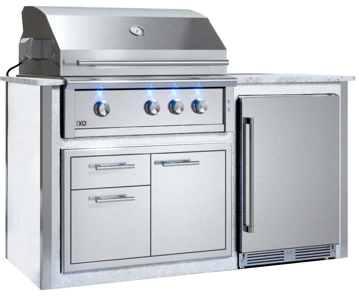 Factory Assembled, Appliance Ready Designer Island XOGOK36V2WH