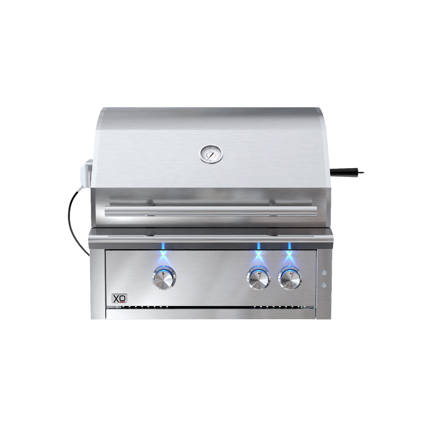 30" Grill 2 Burner with Rotiss Burner NG view 2