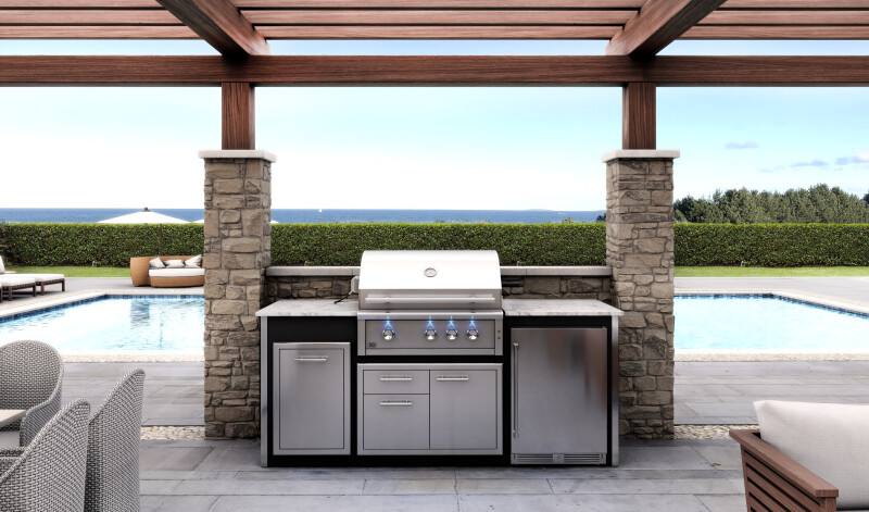 36" Pro-Grade Grill w/ Rotiss Burner view 2