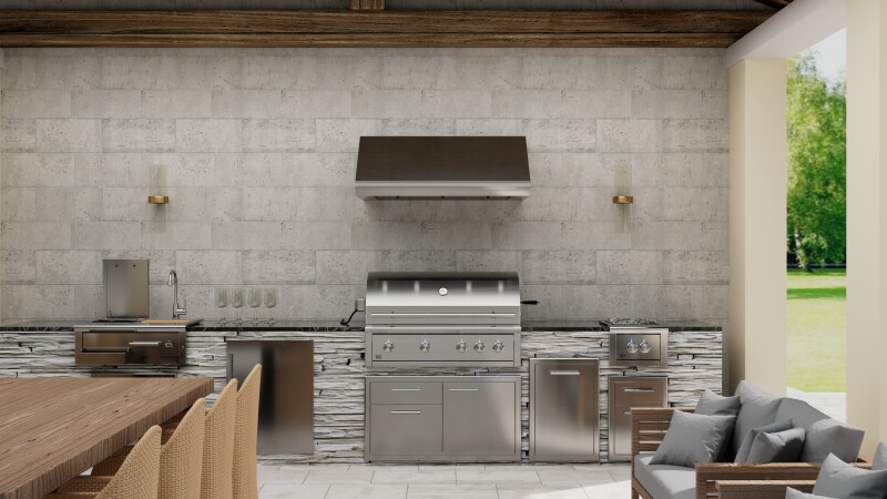 Outdoor Cooking Hood view 2