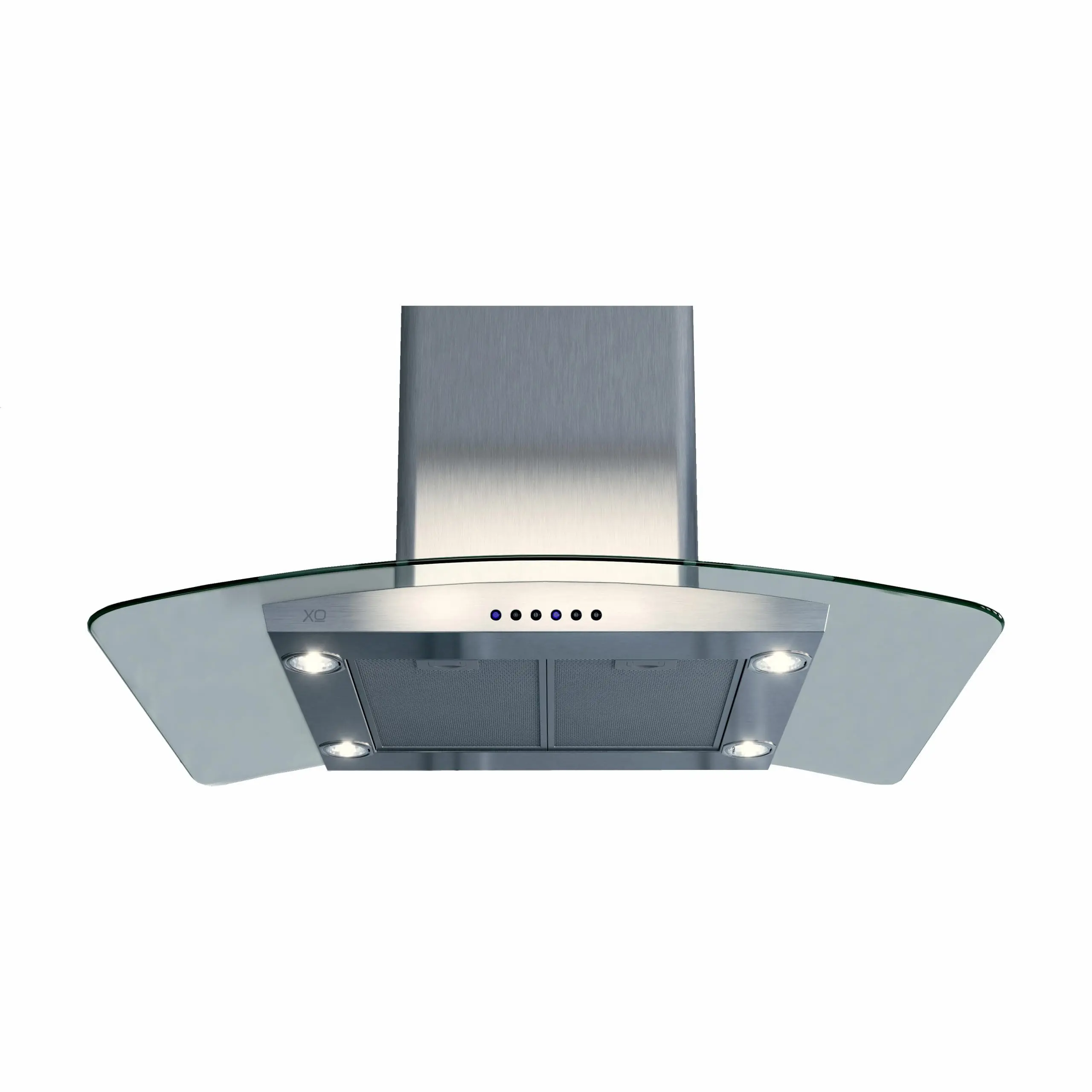 36" CCC 600/395 CFM Island Hood Stainless/Glass XOMI36GC