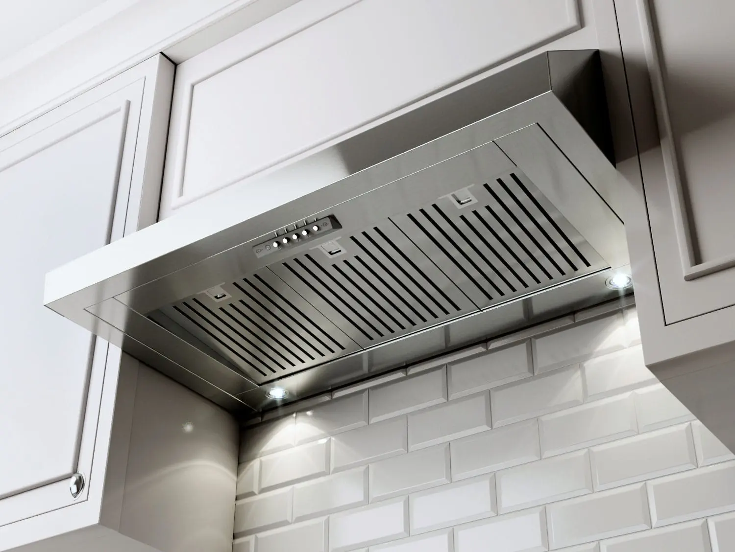 36" CCC 600/395 CFM Under cabinet Hood Stainless view 4