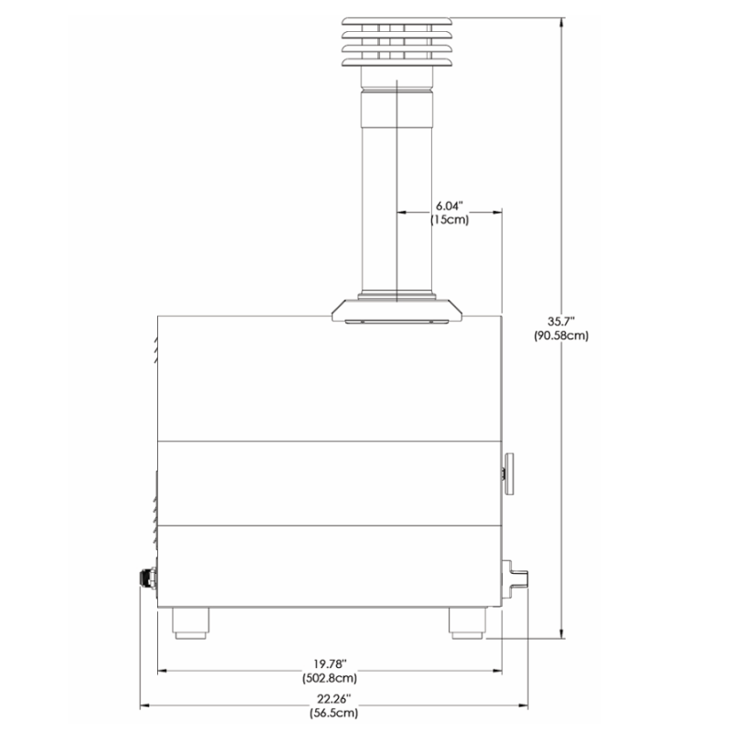 Tabletop Hybrid Gas & Wood Oven XOPIZZA1HROL