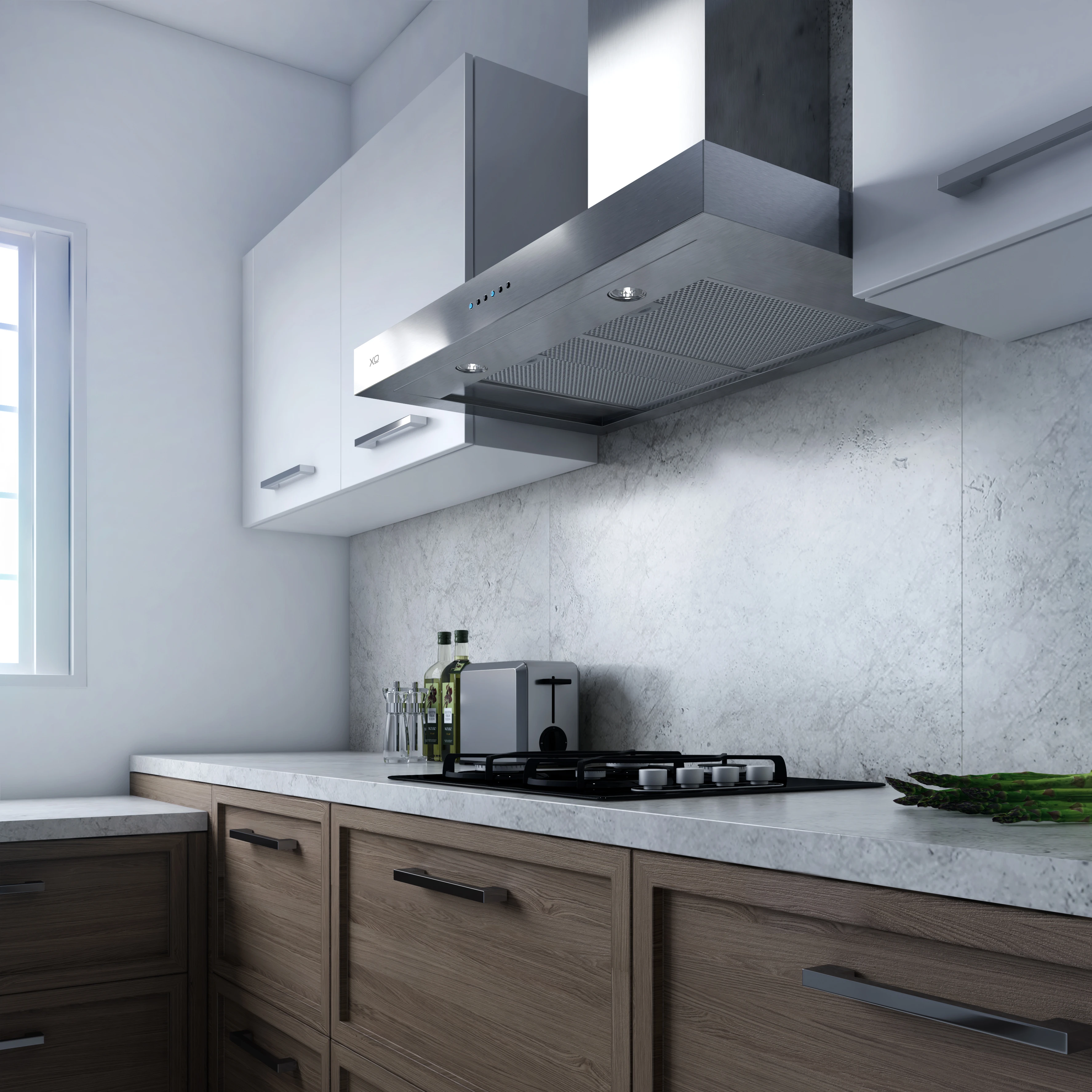 Sleek Contemporary Wall Mount Hood XOR24SC