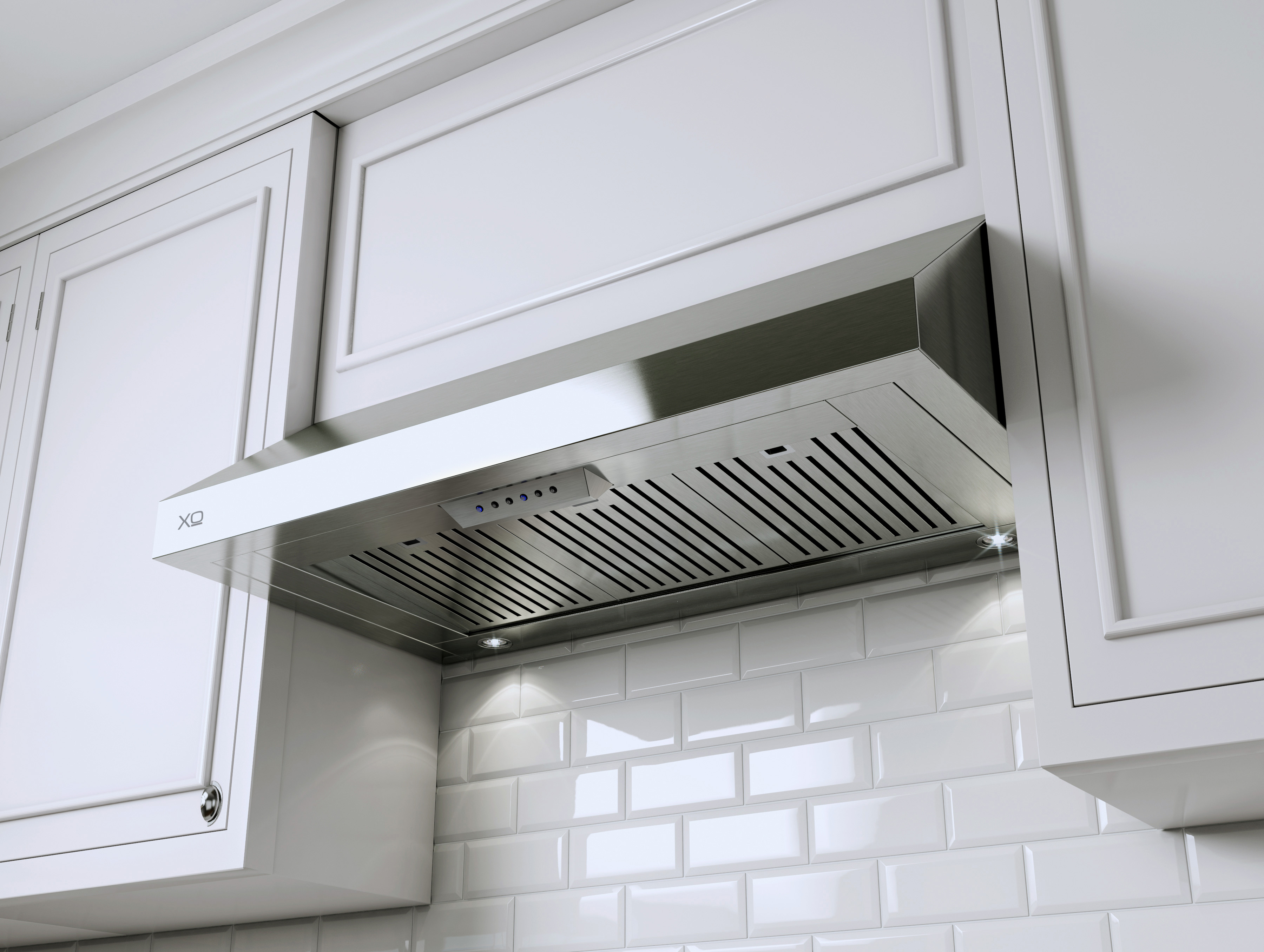 30" CCC 600/395 CFM Italian Made Pro Hood Range Hood Stainless view 3