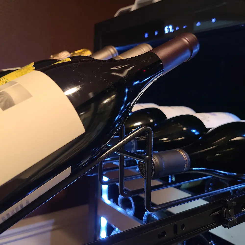 Tall Dual Zone Wine Cooler, Glass view 7