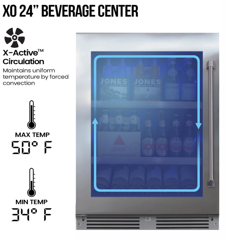 24" Beverage Center view 3
