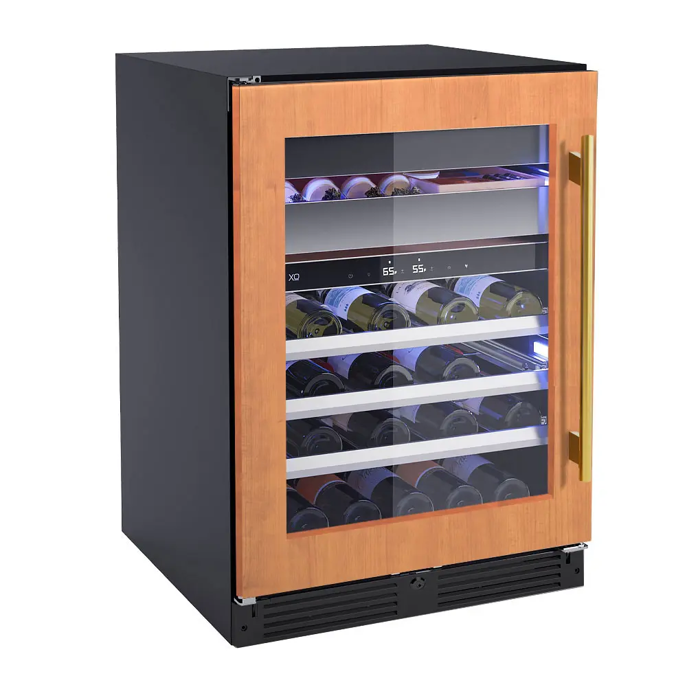 Wine and Weed 24" Panel Ready Glass, Left Hinge XOU24WWGOL