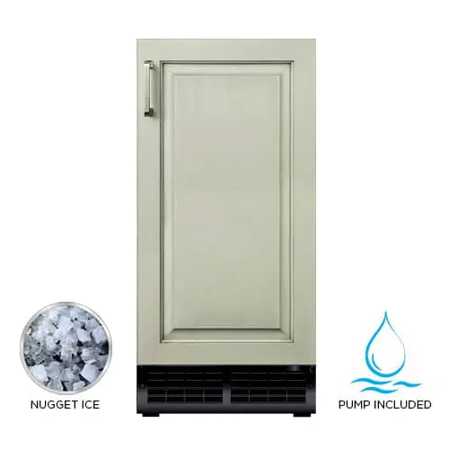 15" Nugget Ice Maker Panel Ready w Pump view 4