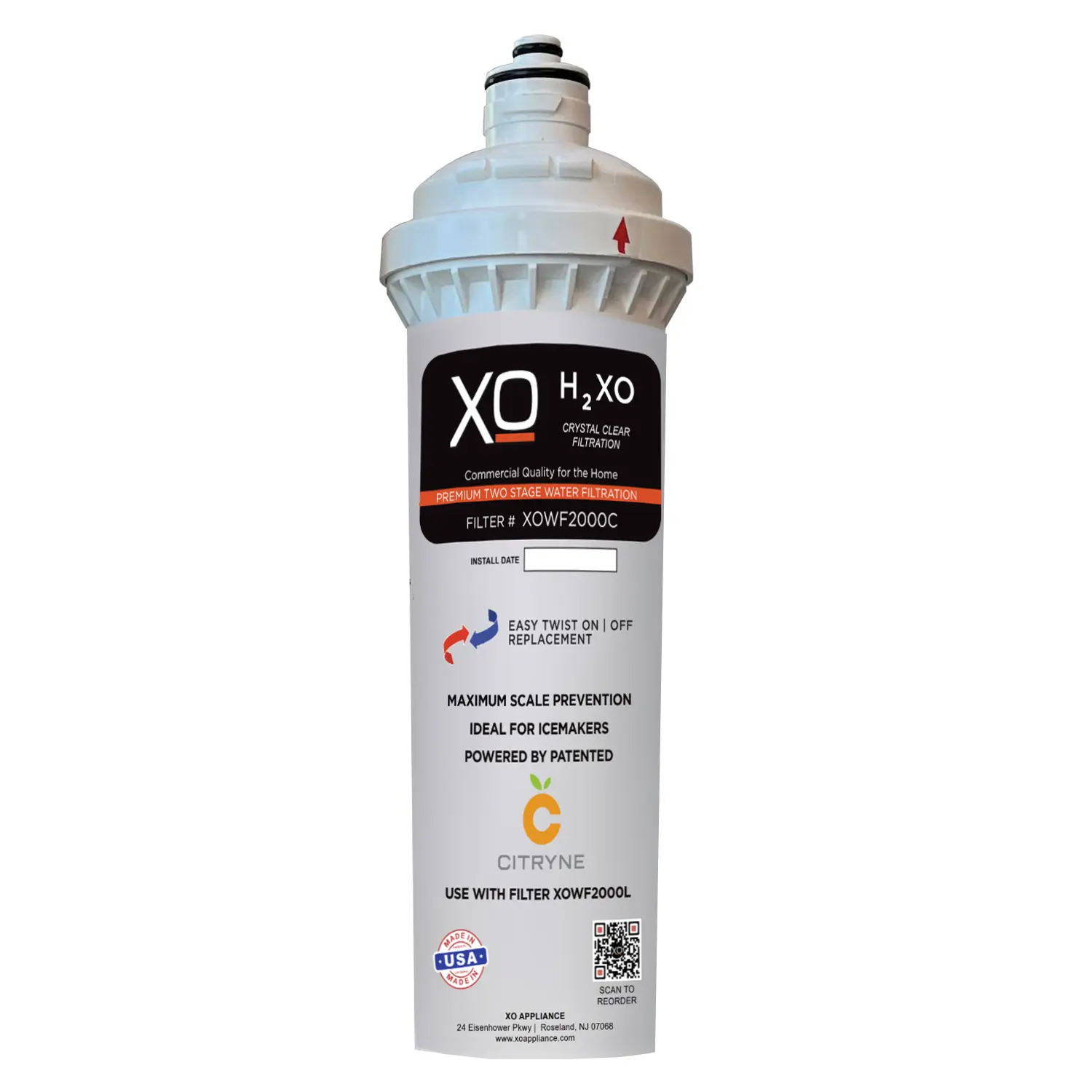 In-Line Drinking Water Filtration System XOWF2000SYS