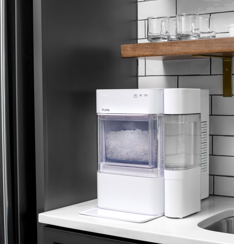 Ge Profile™ Opal™ 2.0 Ultra Nugget Ice Maker With Side Tank And Scale Inhibiting Filter XPIO13SWOW