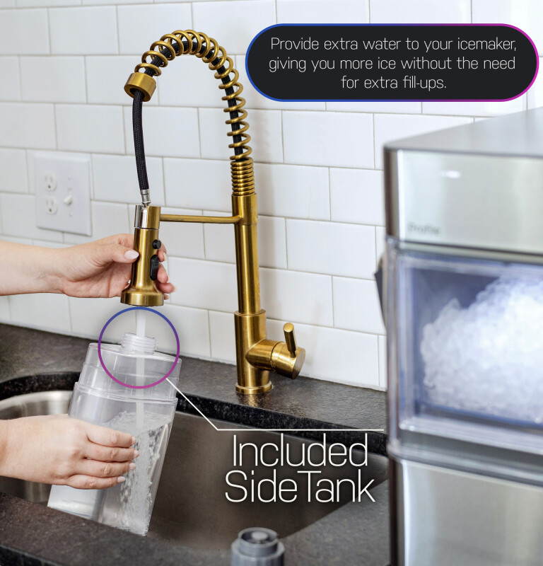 Ge Profile™ Opal™ 2.0 Ultra Nugget Ice Maker With Side Tank And Scale Inhibiting Filter XPIO13SWOW