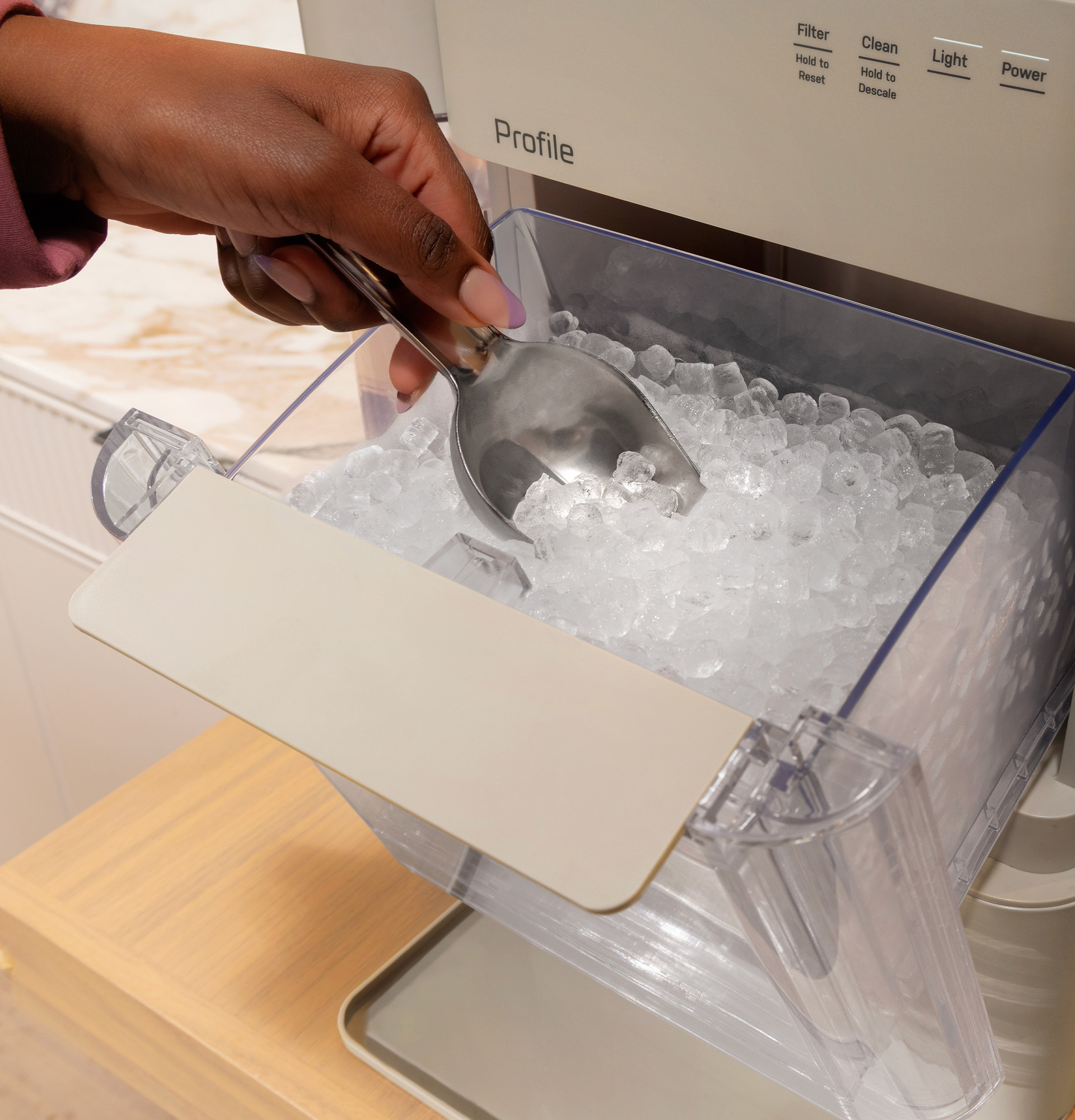 Opal 2.0 Ultra Nugget Ice Maker with Side Tank and Scale Inhibiting Filter XPIO13SWSO