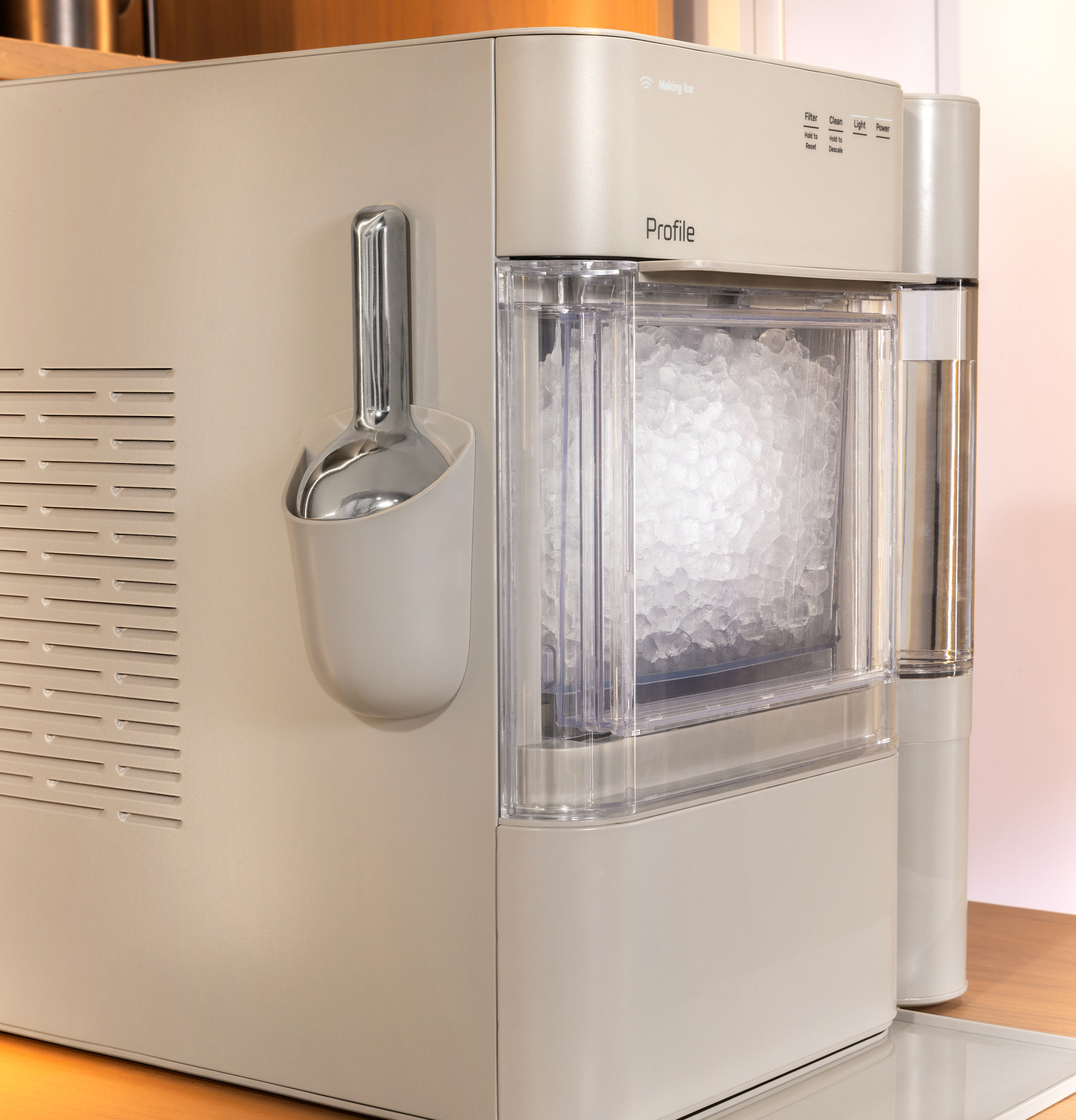 Opal 2.0 Ultra Nugget Ice Maker with Side Tank and Scale Inhibiting Filter XPIO13SWSO