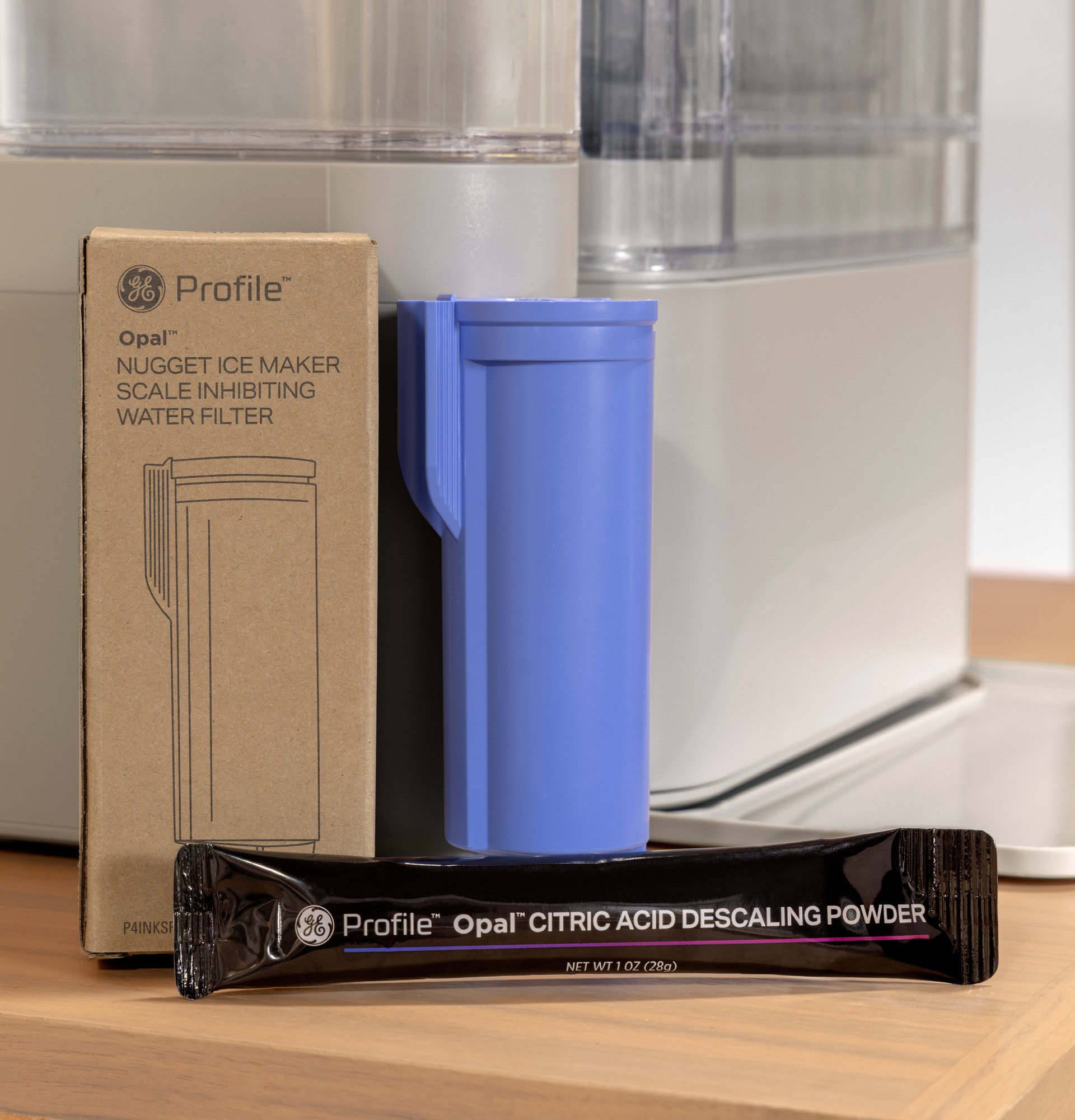 Opal 2.0 Ultra Nugget Ice Maker with Side Tank and Scale Inhibiting Filter XPIO13SWSO