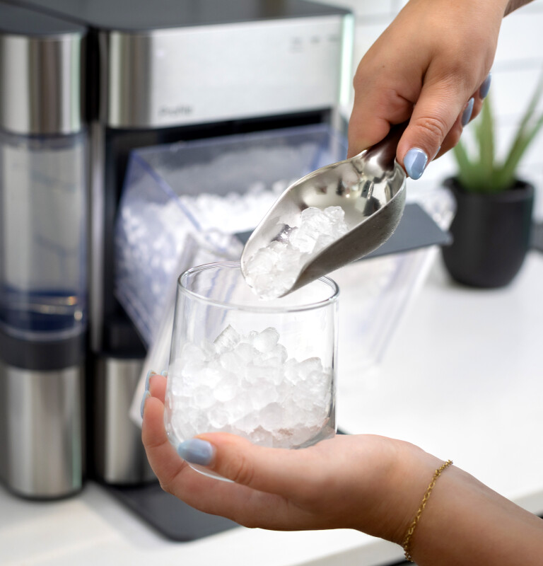 Opal 2.0 Ultra Nugget Ice Maker with Side Tank and Scale Inhibiting Filter XPIO13SWSS