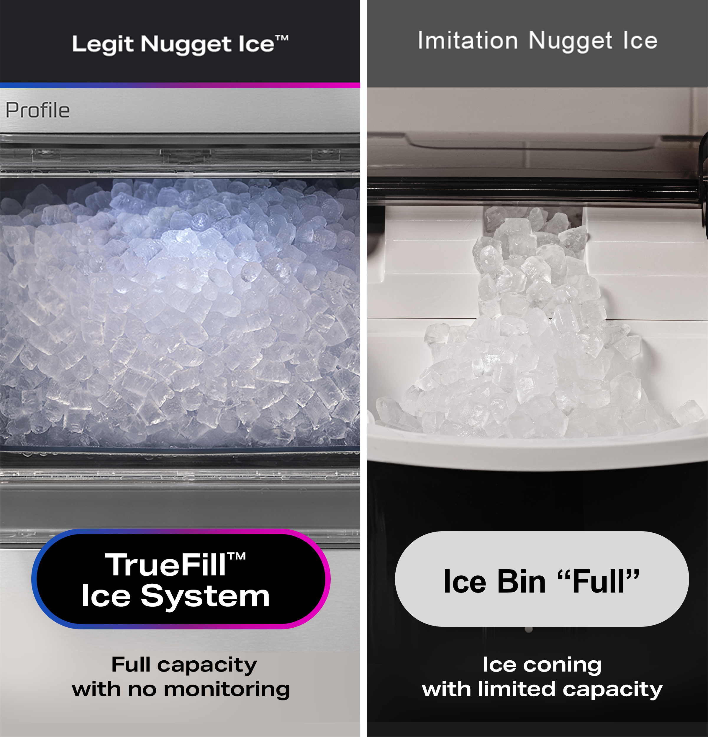 Ge Profile™ Opal™ 2.0 Ultra Nugget Ice Maker With Scale Inhibiting Filter XPIO23SWBB