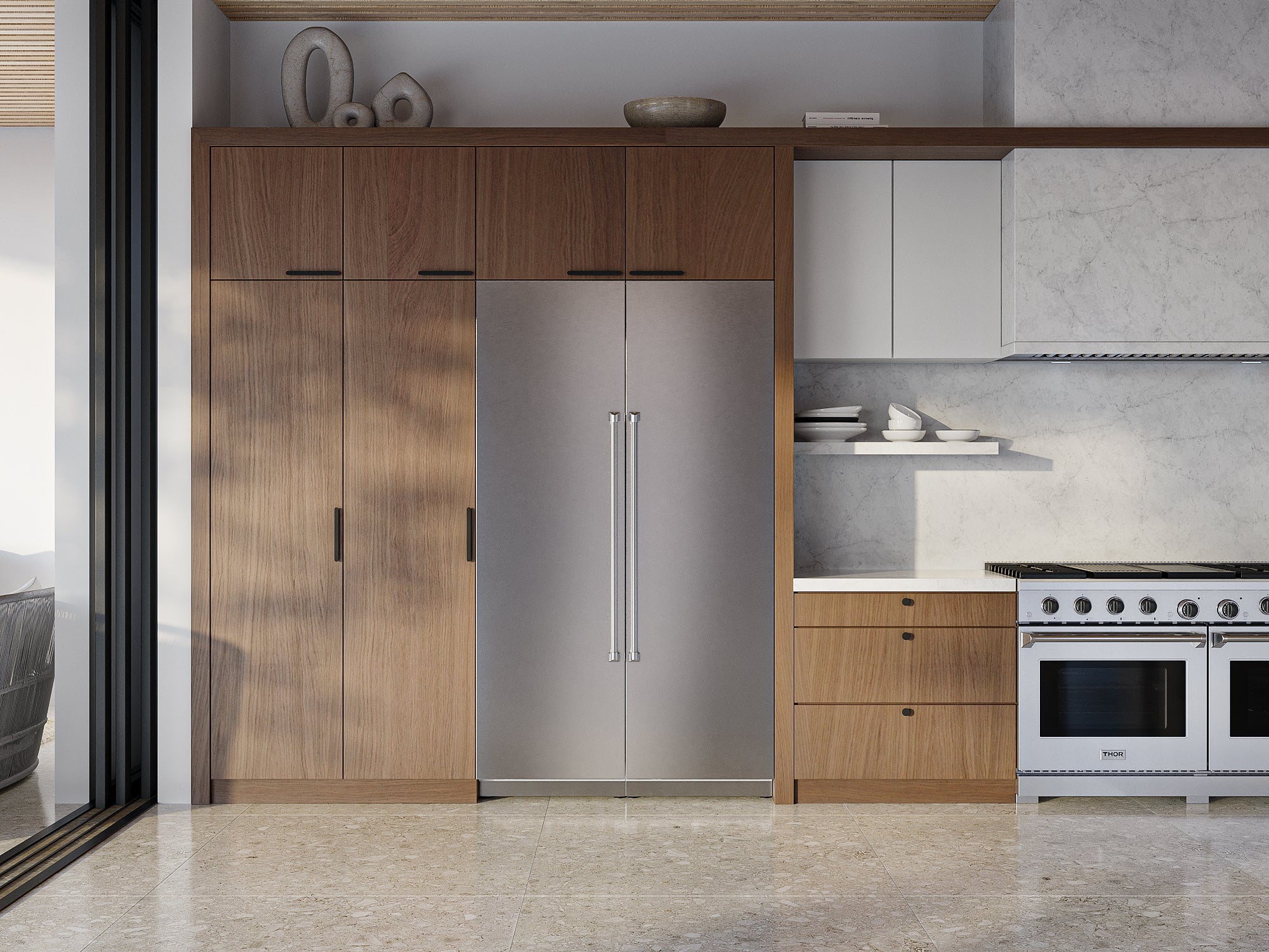24 Inch Built-in Refrigerator Column, Panel Ready XRF24CRF
