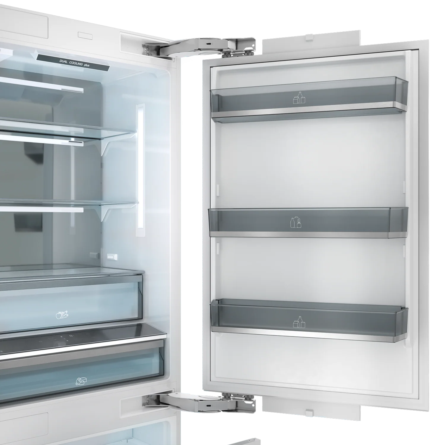 30 Inch Built-in Stainless-steel Panel-ready Bottom Mount Refrigerator XRF3016BBPSS, product image 8 of 9