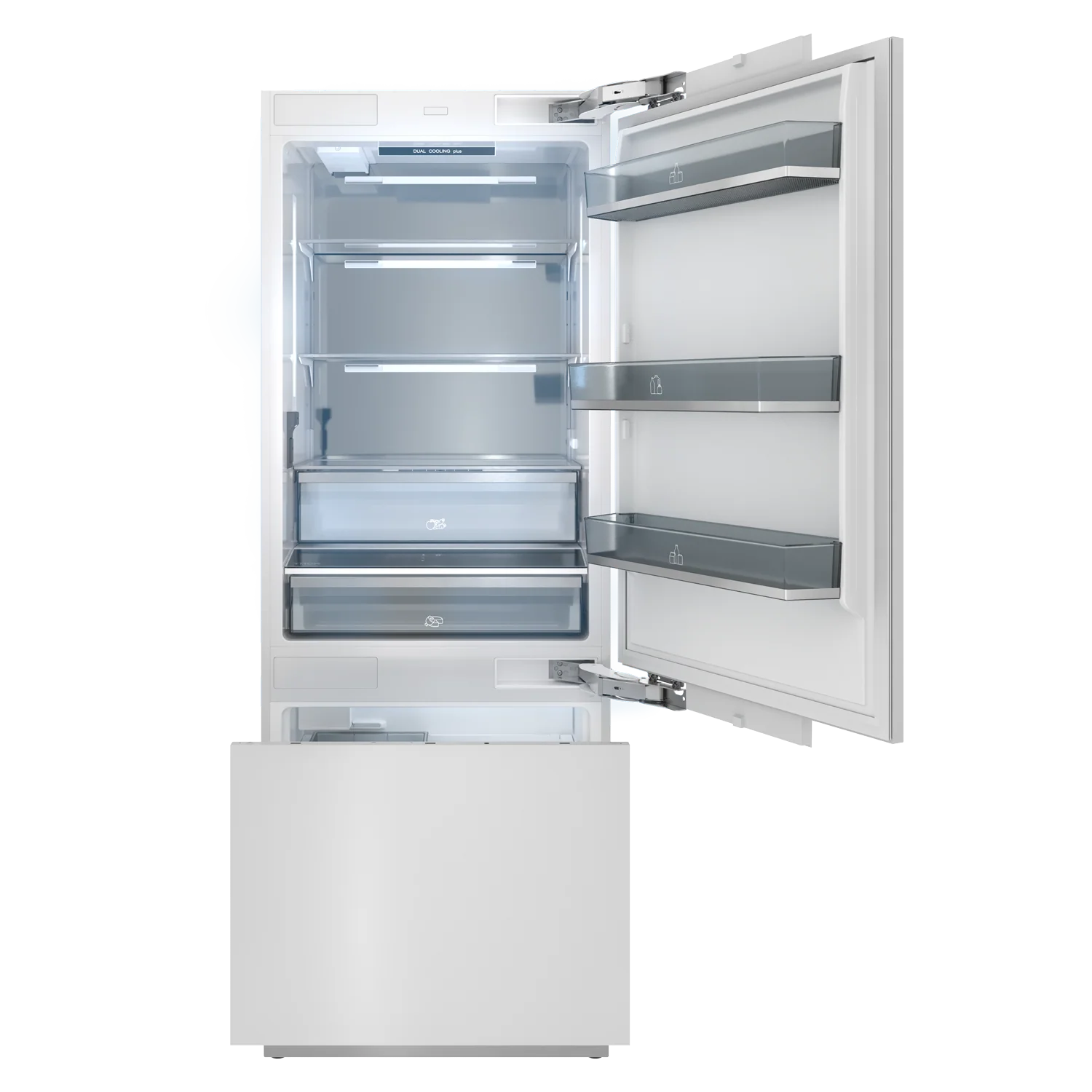 30 Inch Built-in Stainless-steel Panel-ready Bottom Mount Refrigerator XRF3016BBPSS, product image 7 of 9