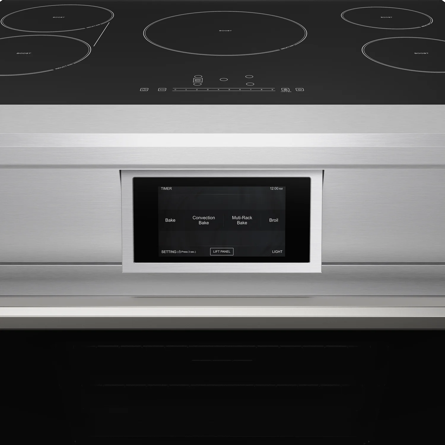 36 Inch X Series Professional Freestanding Induction Range XRI36E