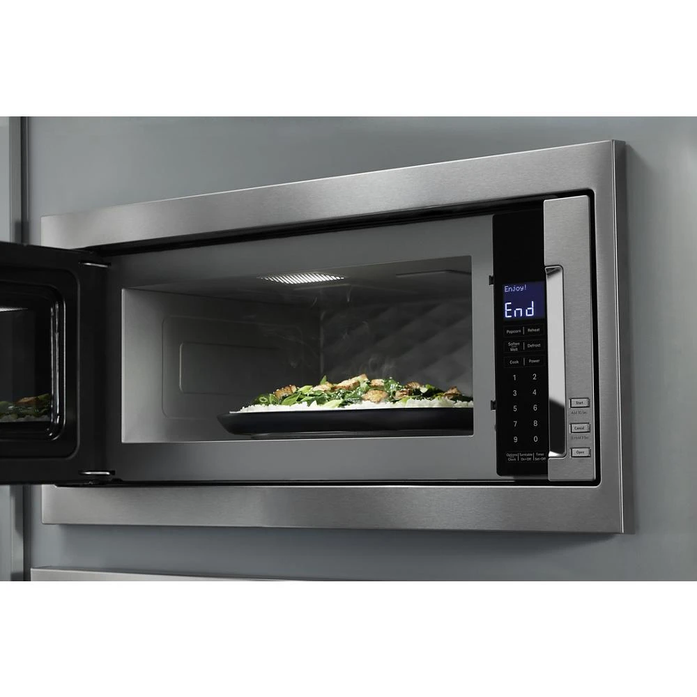 900 Watt Built-In Low Profile Microwave with Slim Trim Kit YKMBT5011KS