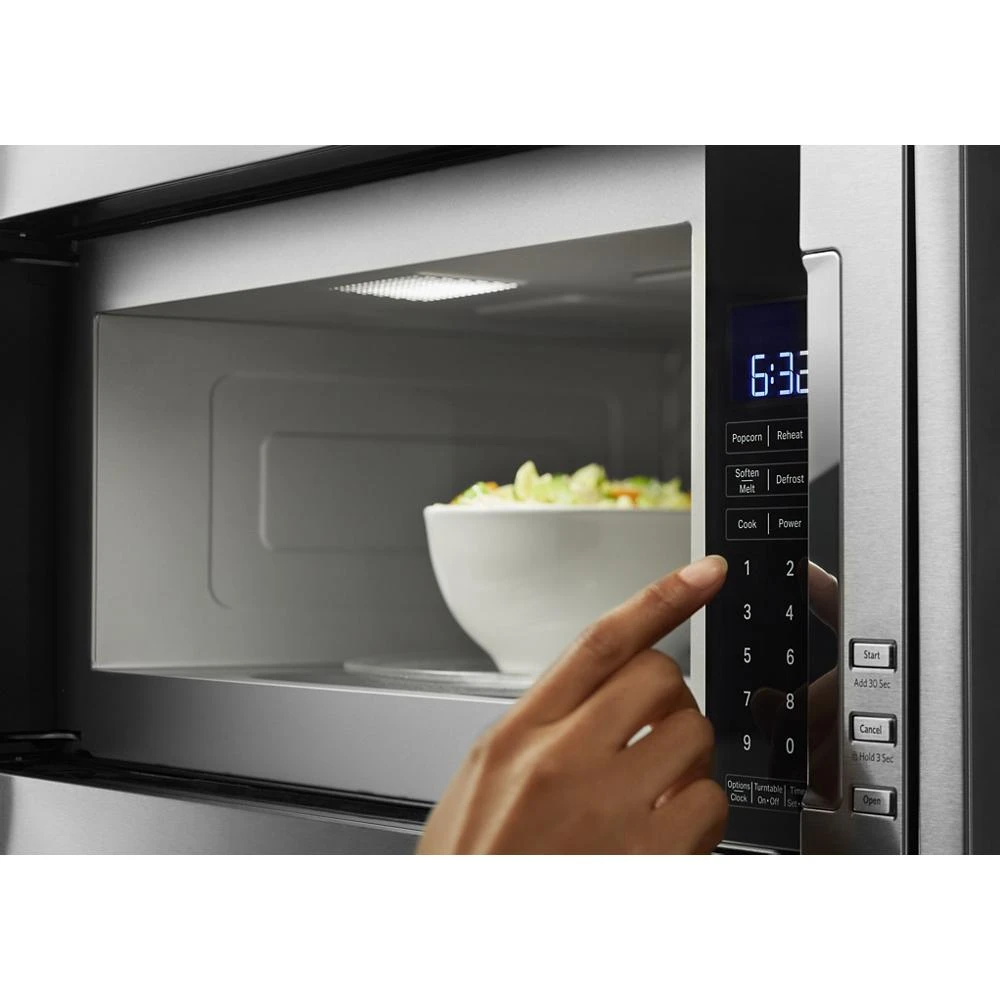 900 Watt Built-In Low Profile Microwave with Slim Trim Kit YKMBT5011KS