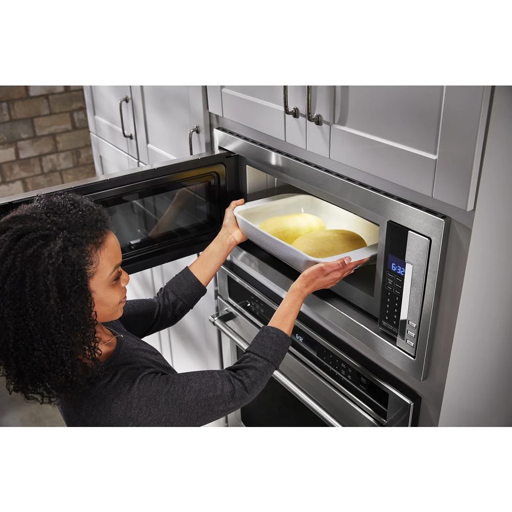 900 Watt Built-In Low Profile Microwave with Slim Trim Kit YKMBT5011KS