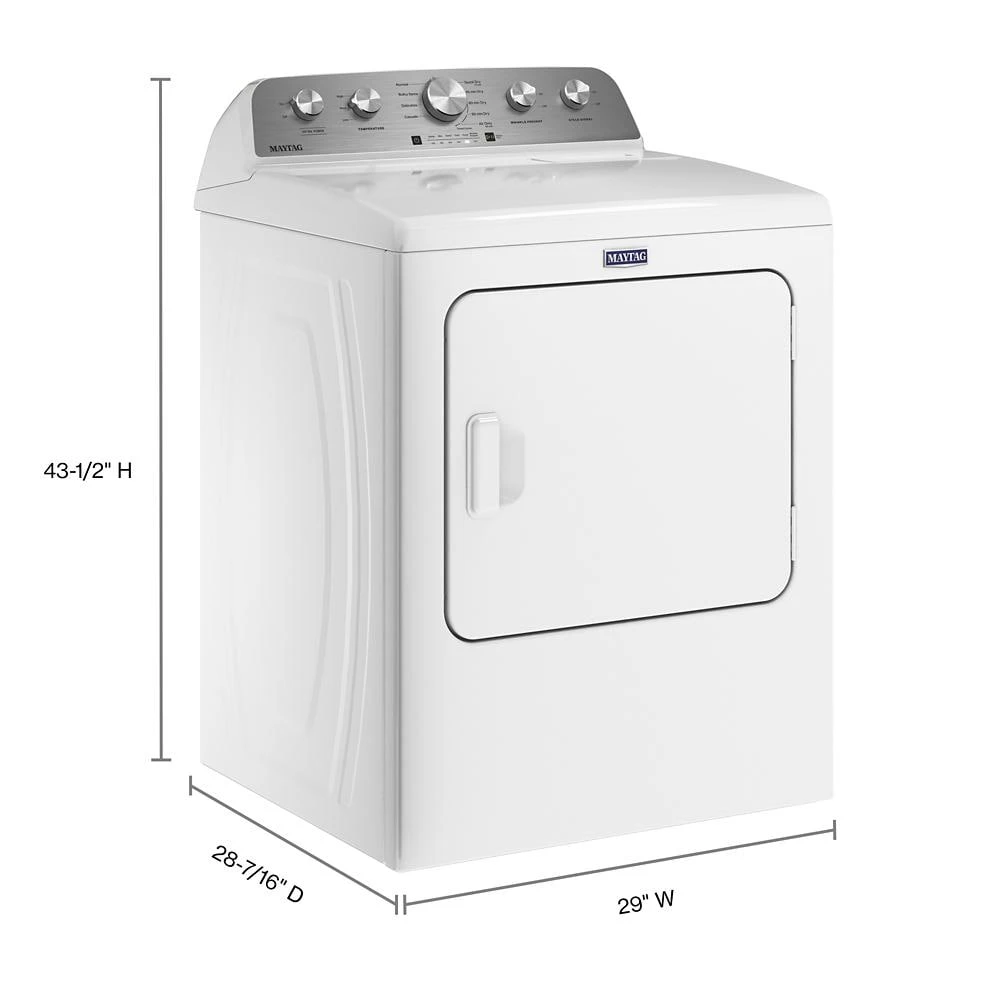 Top Load Electric Dryer with Extra Power - 7.0 cu. ft. YMED5030MW